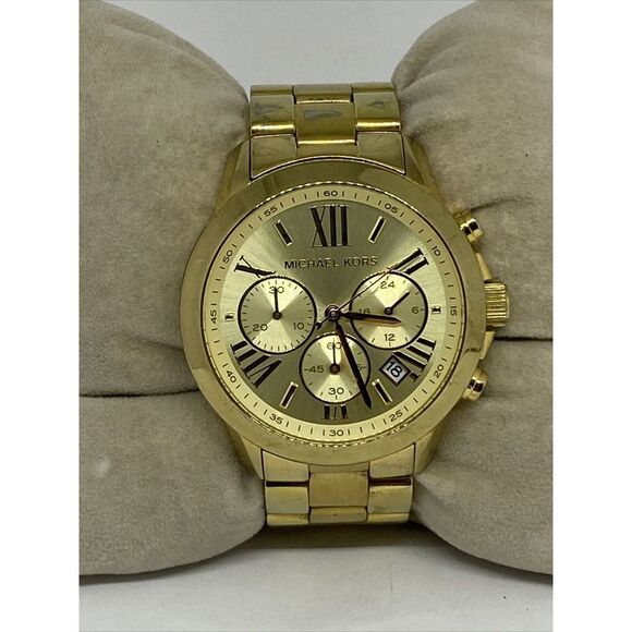 Michael Kors Runway MK5777 Men's Stainless Steel Analog Dial Quartz Watch RQ50 - Picture 1 of 12